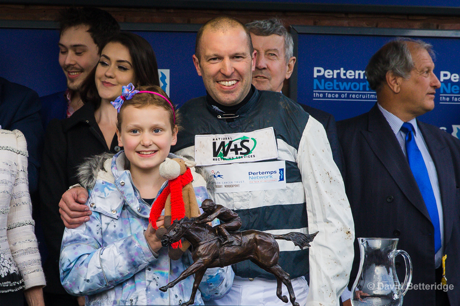 The Winner of the 2017 Pertemps Champions Willberry Charity Race, Ben Moore