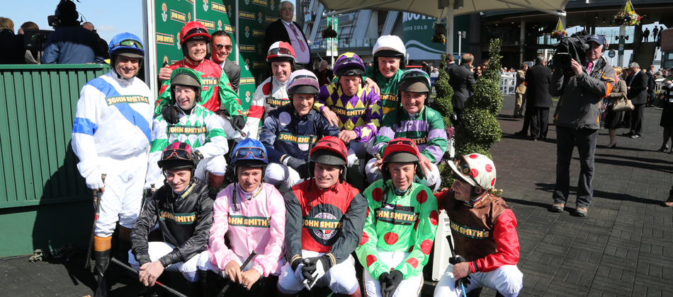 John Smith's Aintree Legends jockey line up 2013