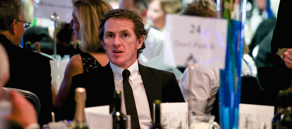 AP McCoy enjoying  'An Evening with Jonjo O'Neill', September 2013